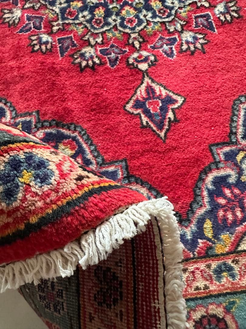 152×99 ヴィンテージラグ　手織ラグ