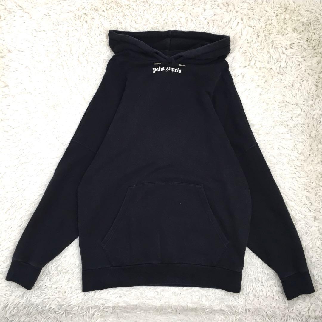 【超人気モデル】パームエンジェルス バックアーチロゴ オーバーサイズ パーカーM