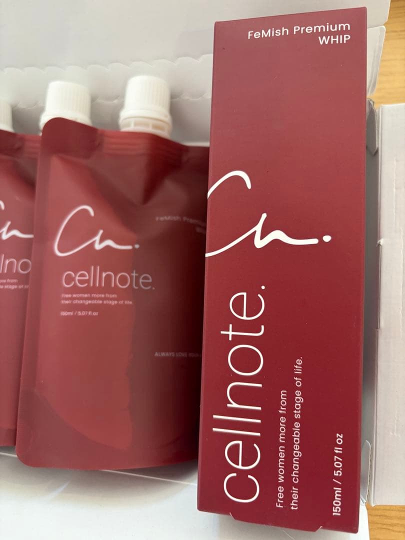 セルノート フェミッシュ プレミアム ホイップ　150mLx1 ・詰め替え用x4