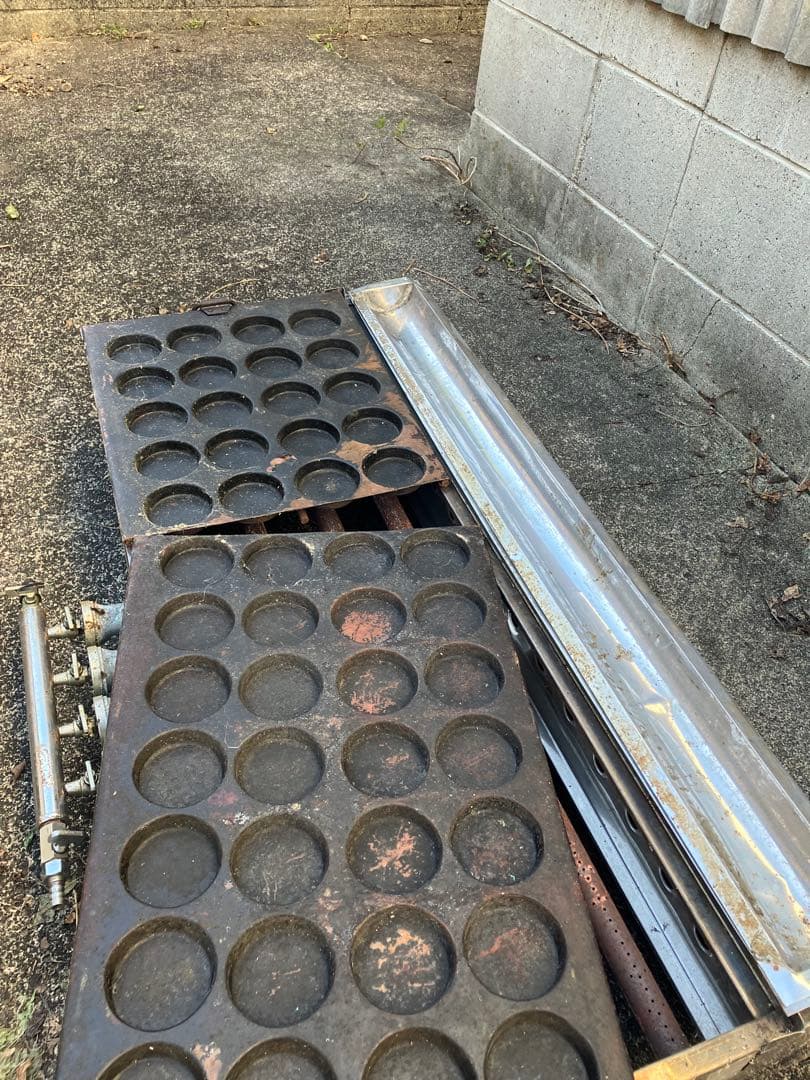 今川焼き鉄板付き　大型焼き台