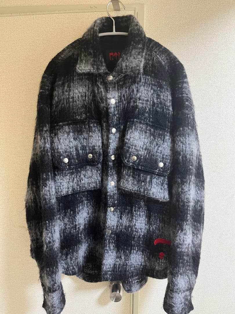 【祝日限定値下げ】カタリスト　モヘヤチェックシャツ　cvtvlist