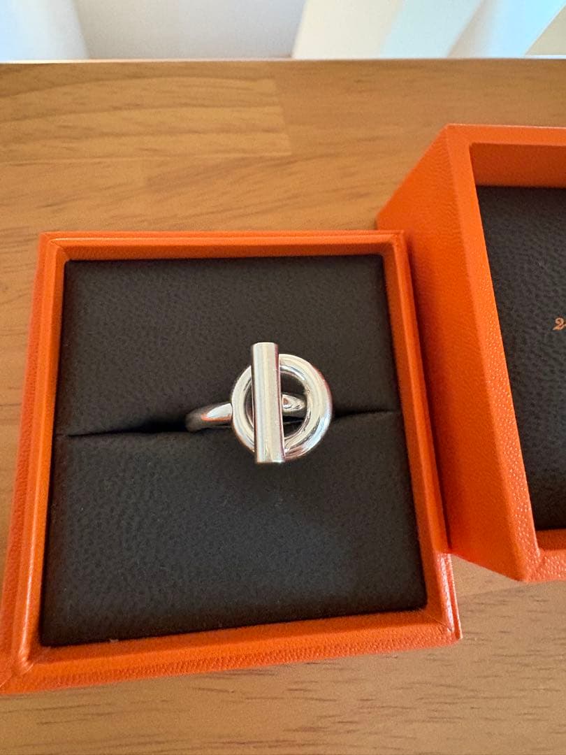 HERMES シルバーリング エシャペ　MM#56