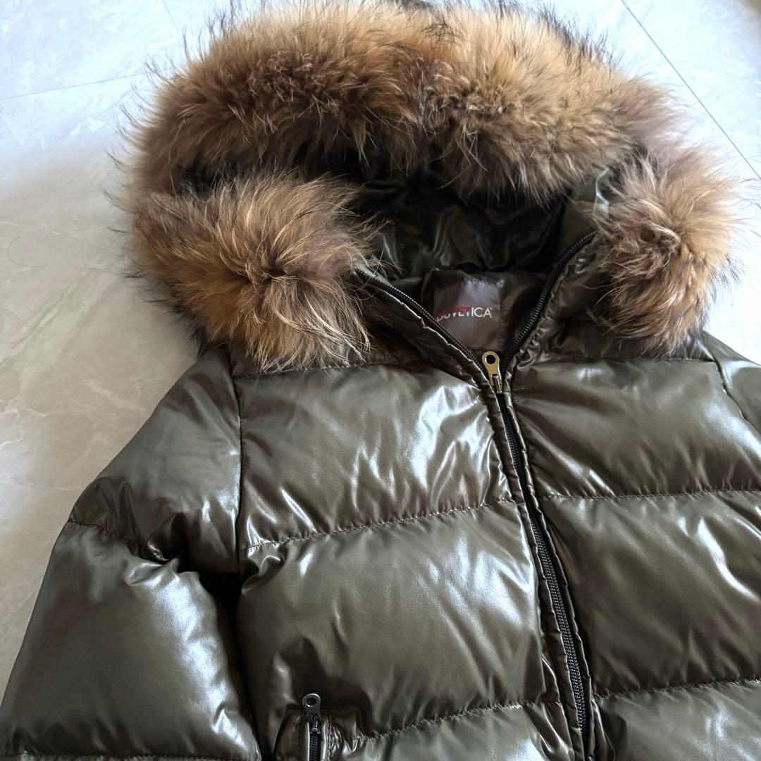 DUVETICA Adhara ダウンジャケット ファー付 38
