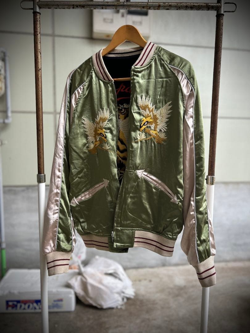 5日22時まで限定価格！ 希少Mサイズ　50年代別珍A.B面ビンテージスカジャン