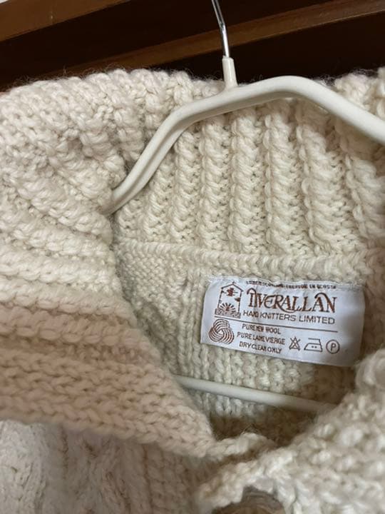 l*o様 極美品 茶タグ インバーアラン INVERALLAN カーディガン ホ