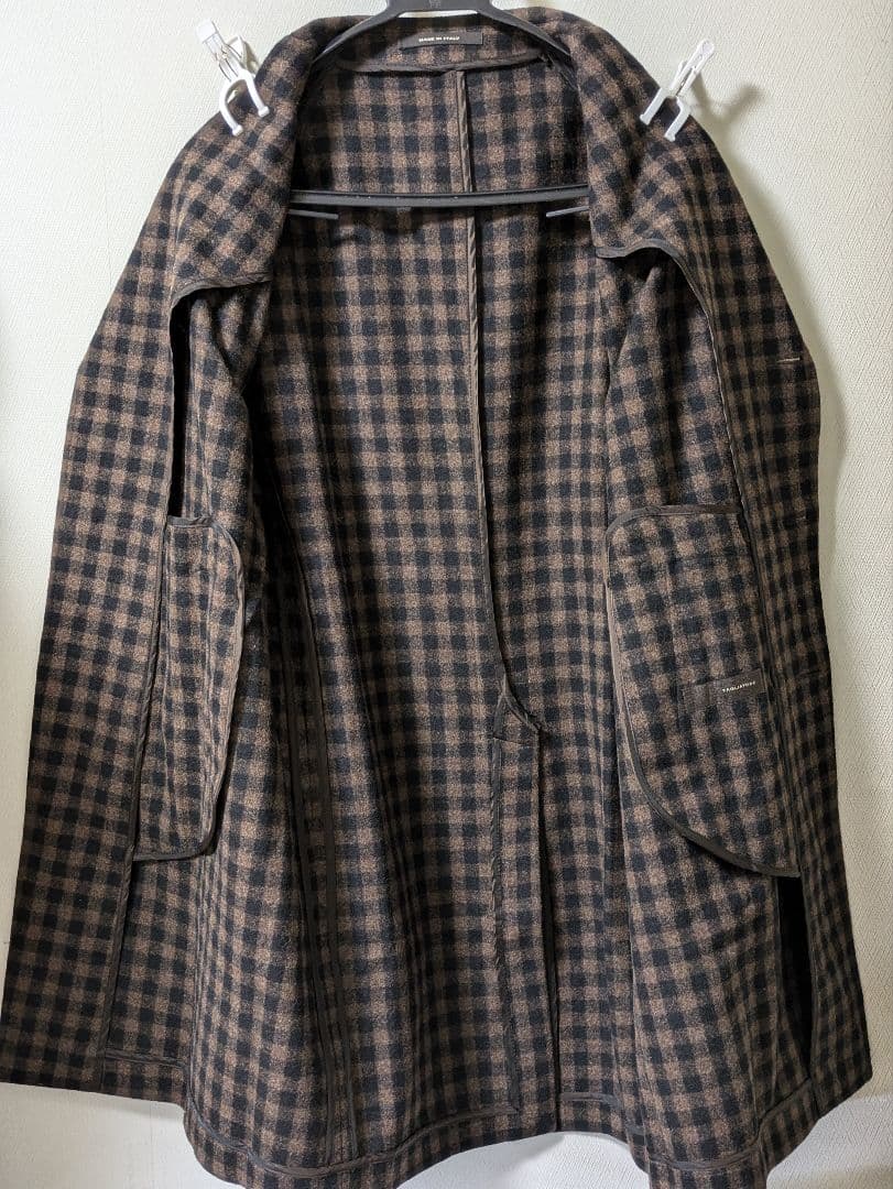 タリアトーレ メンズチェスターコート COLORADO ブラウン 50 本切羽