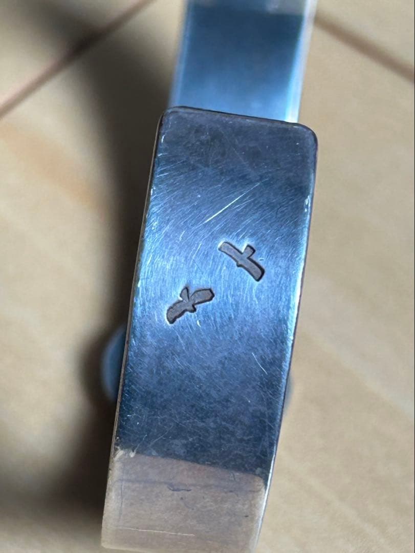 ゴローズ　オールド　Wターコイズホイールブレス スタンプ2羽　M