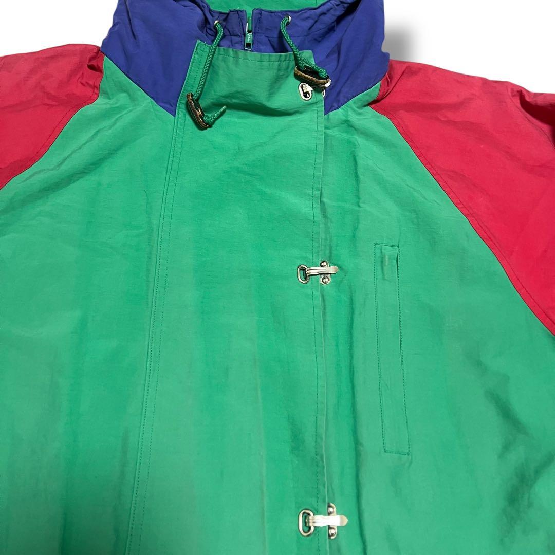 90s ポロラルフローレン マウンテンパーカー クレイジーパターン デッキフック