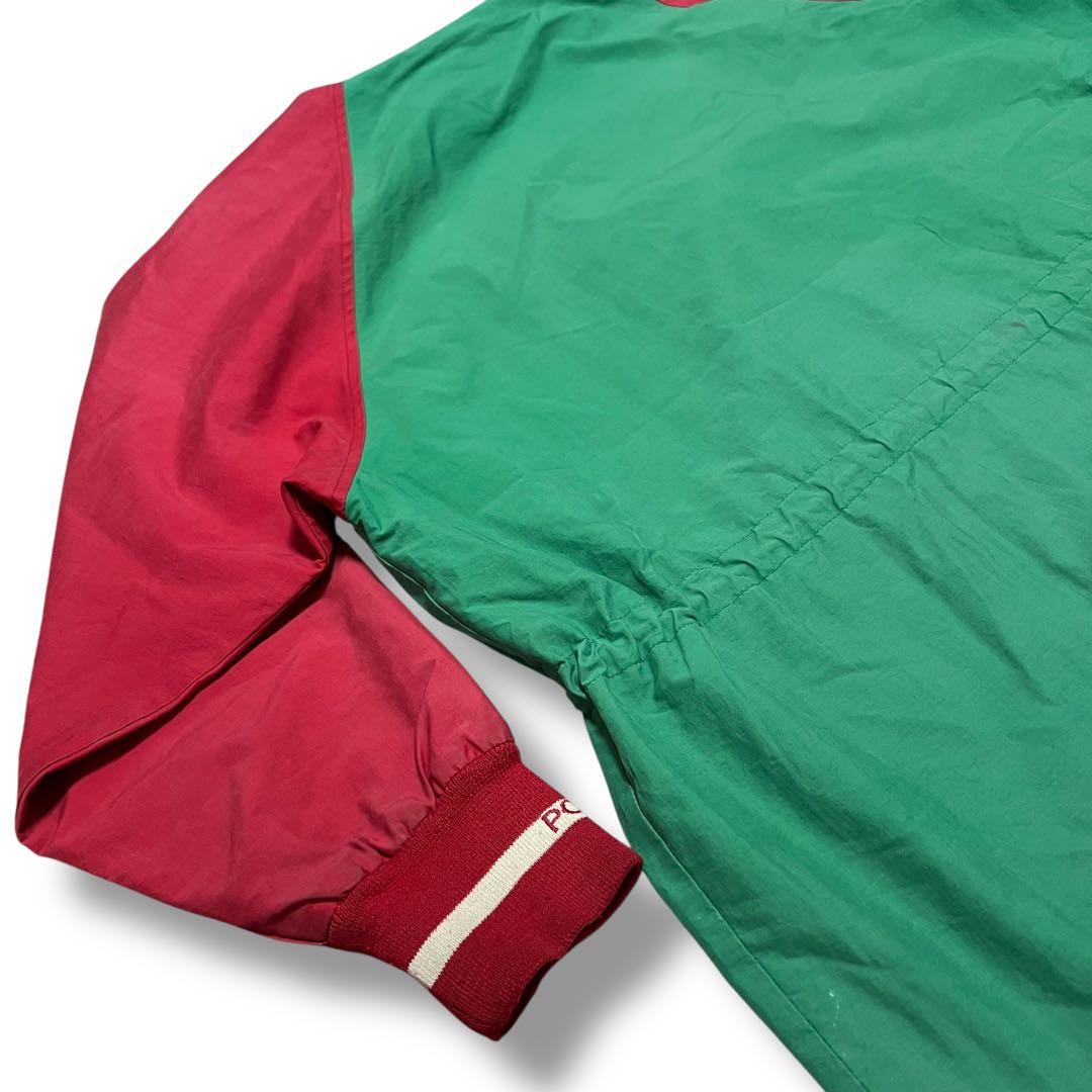 90s ポロラルフローレン マウンテンパーカー クレイジーパターン デッキフック