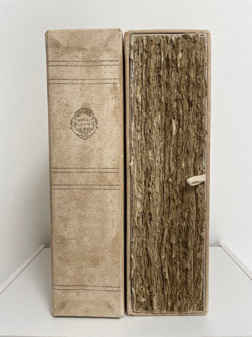 merci louis アンティーク 古書風文具入れ ライティングビューロー