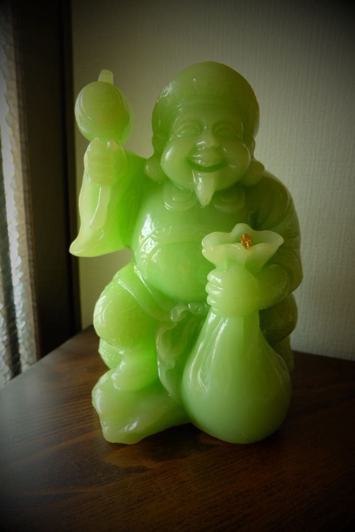 翡翠　大黒天　商売繁盛　縁起物　金運アップ