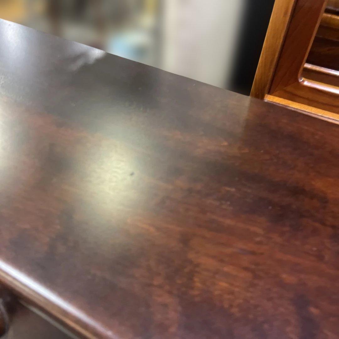 【北海道民芸】片袖ビューロー◇ライティングデスク◇参考価格35万の品