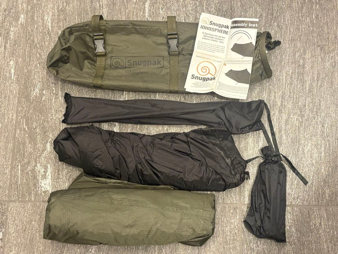 Snugpak Ionosphere テント　イオノスフィア　美品　1回使用のみ