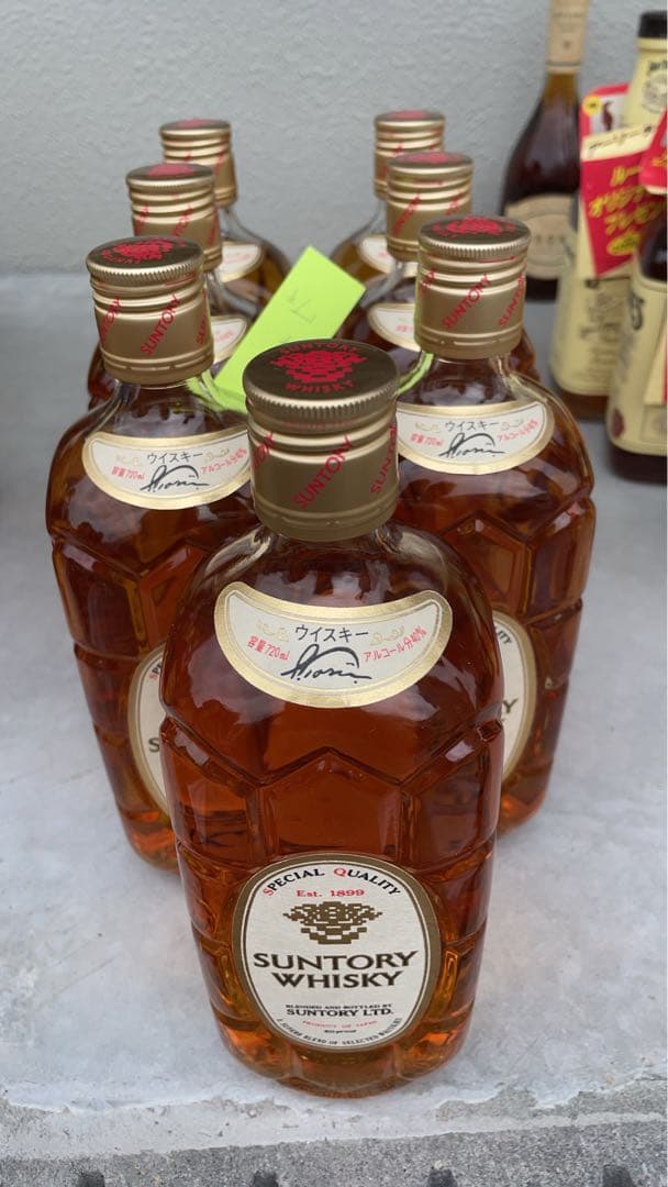 「古酒」「希少」「終盤」サントリー ウイスキー 辛口 4本
