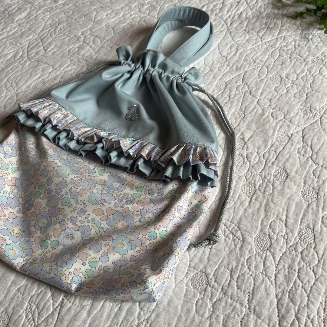 レッスンバッグ　体操服入れ　上靴袋　3点　ベッツィ ラベンダー　入園入学準備