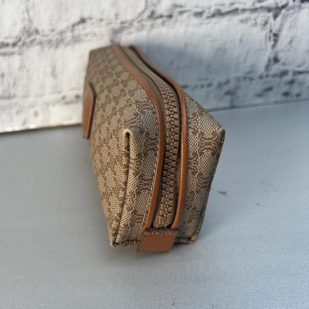 CELINE セリーヌ マカダム柄 ポーチ A-10916