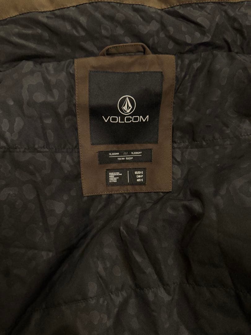 VOLCOM スノーボードウェア Sサイズ ブラウン