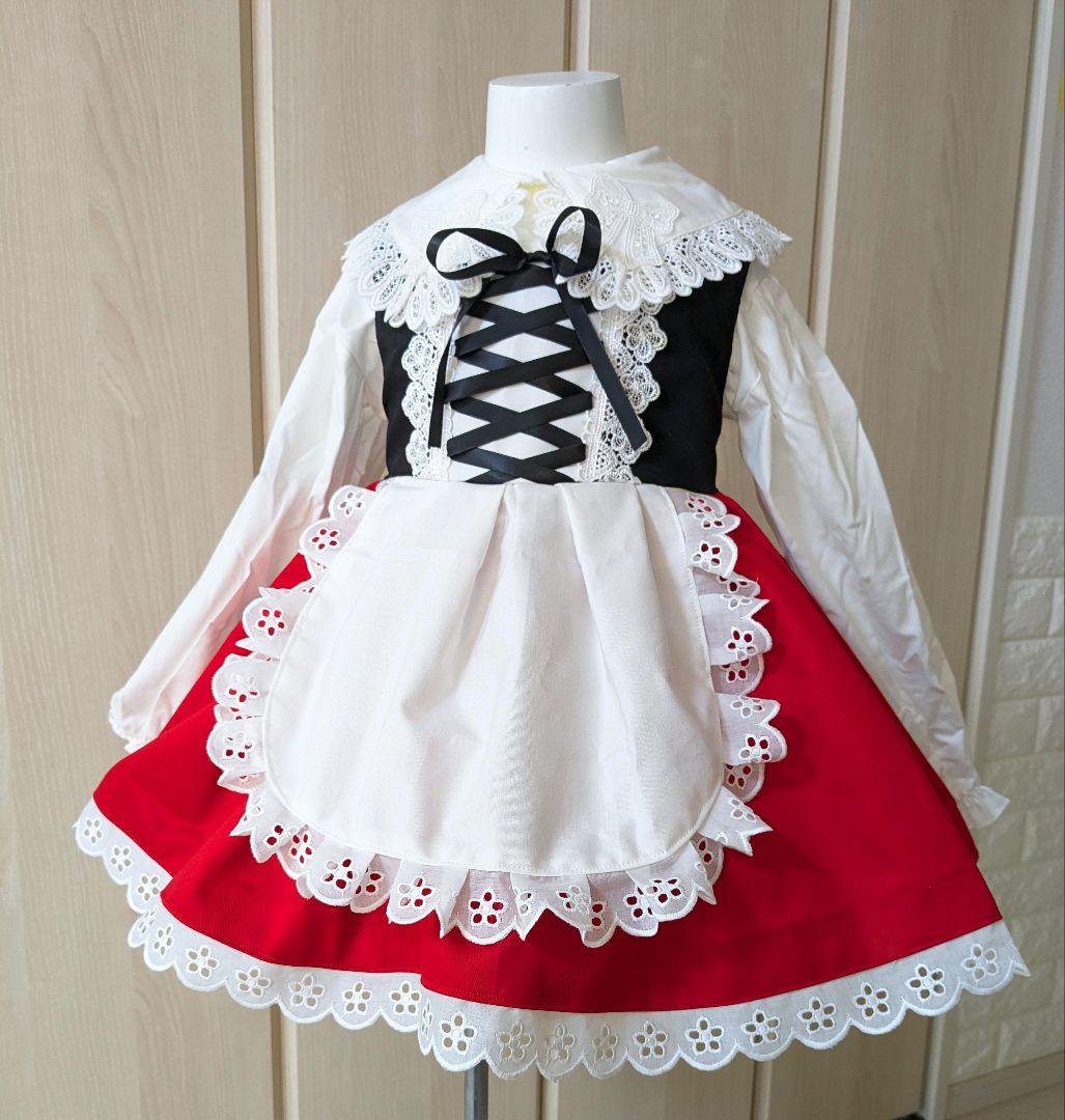 ハンドメイド　赤ずきん　90cm 　ワンピース