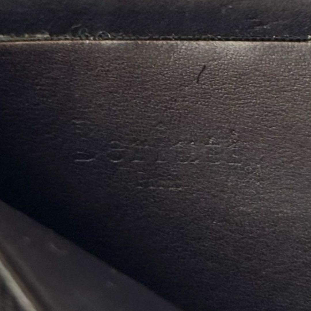 ベルルッティ カリグラフィ コンパクトウォレット レザー ブラウン チェーン付