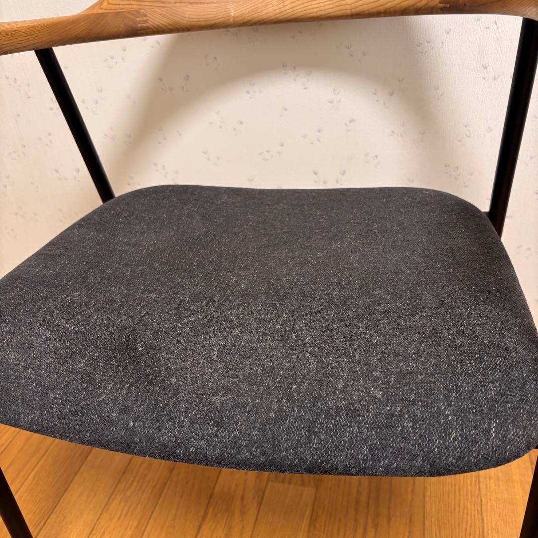 【美品】①関家具 シーブチェア RY-101 CR679　2脚〜引取可能