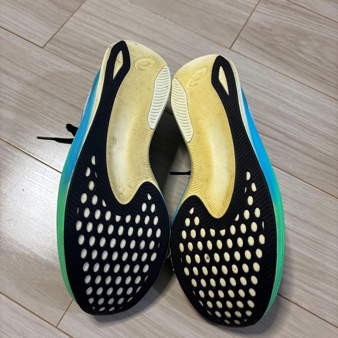 ASICS メタスピードエッジプラス　青緑　28cm