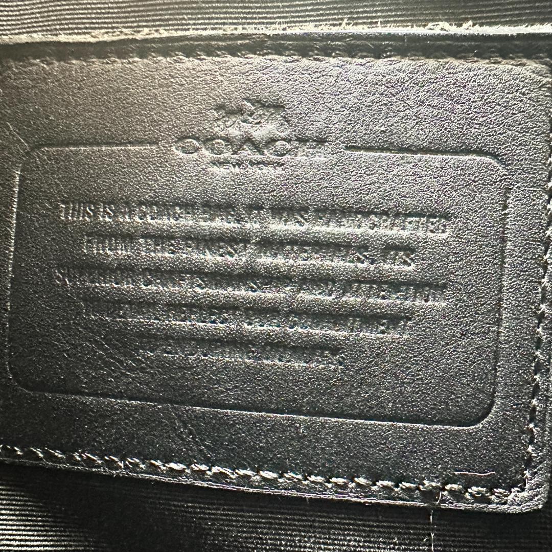 【美品】COACH コーチ シグネチャー フライトバッグ クロスボディ 斜め掛け