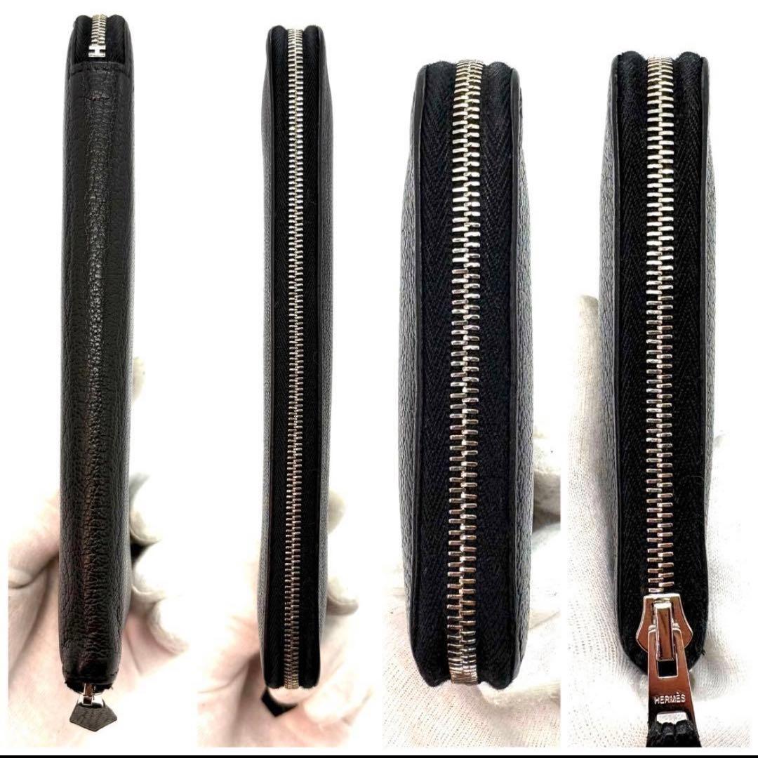 HIRO HERMES エルメス アザップロング 黒 オールレザー ブラッ