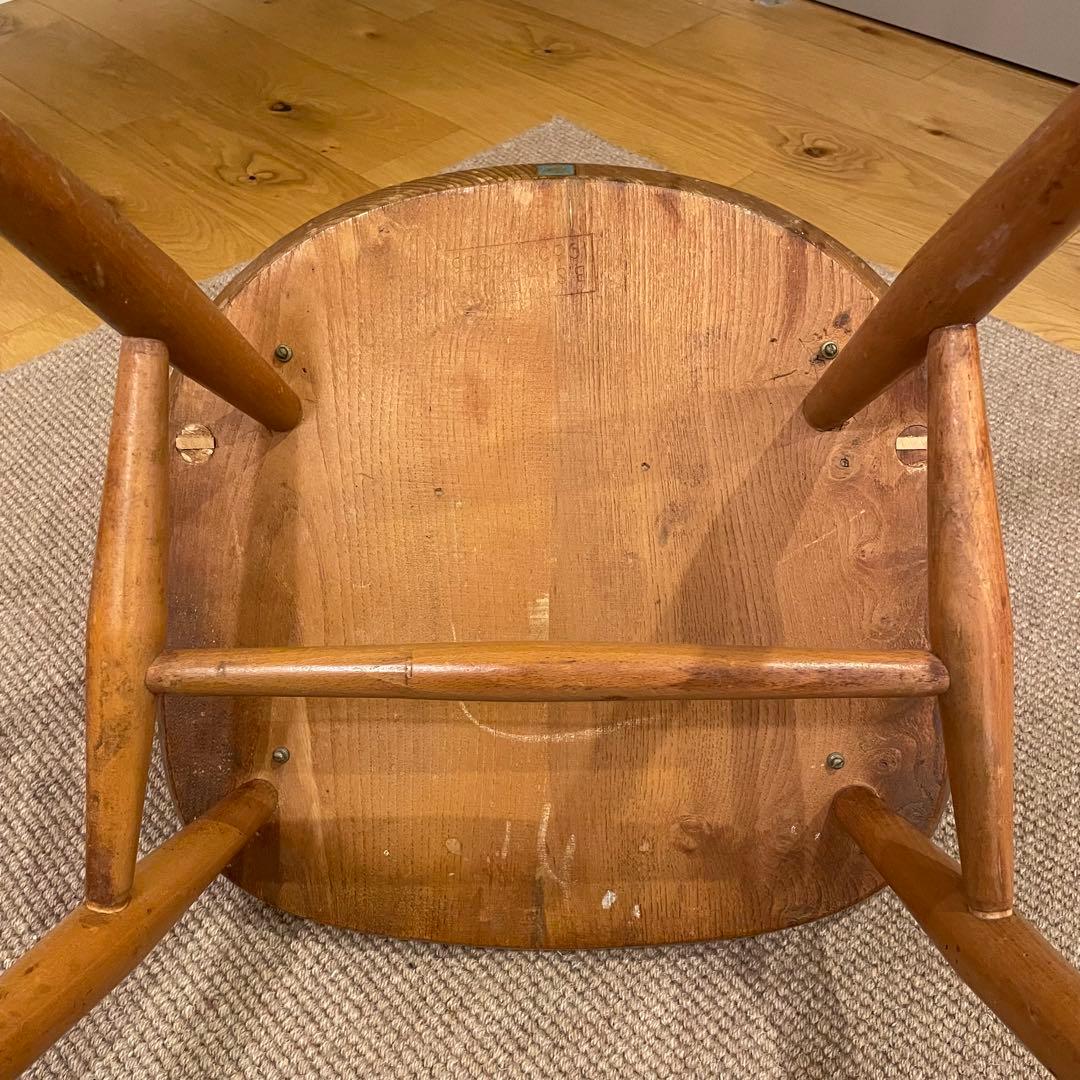 ercol アーコール　クエーカーチェア 椅子 　刻印ラベルあり