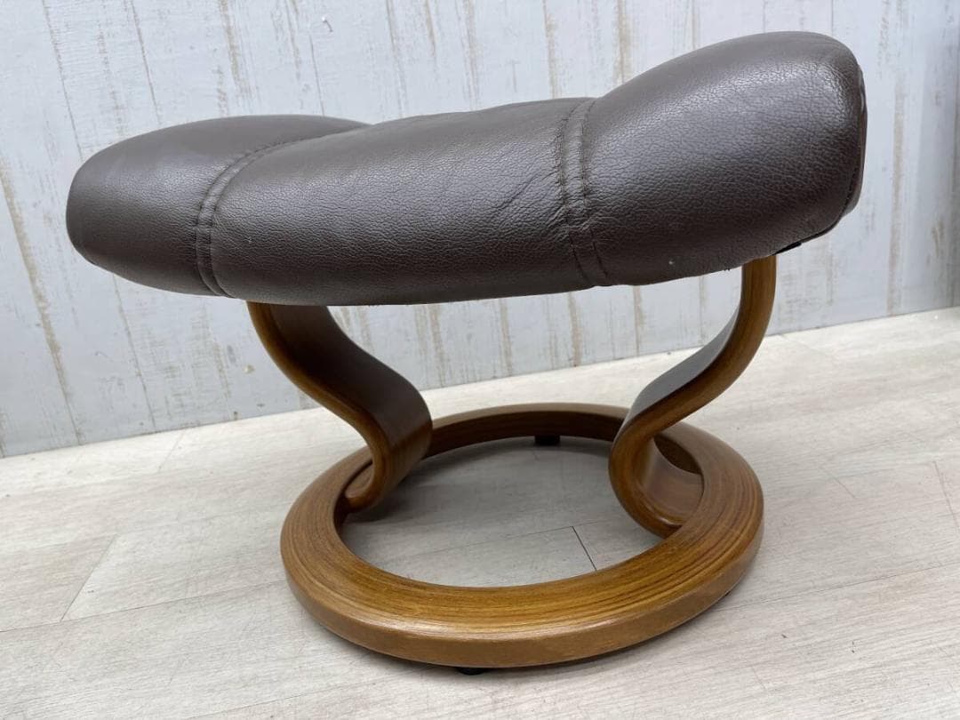EKORNES ストレスレスチェア 本革 オットマン リクライニングソファ