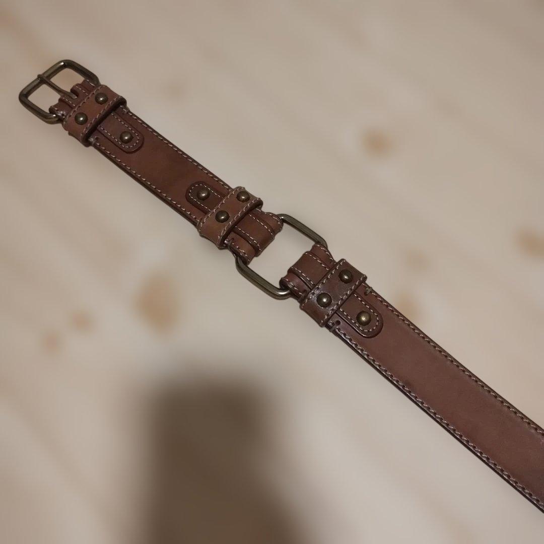 デッドストック肉厚RALPH LAURENラルフローレンレザーベルト