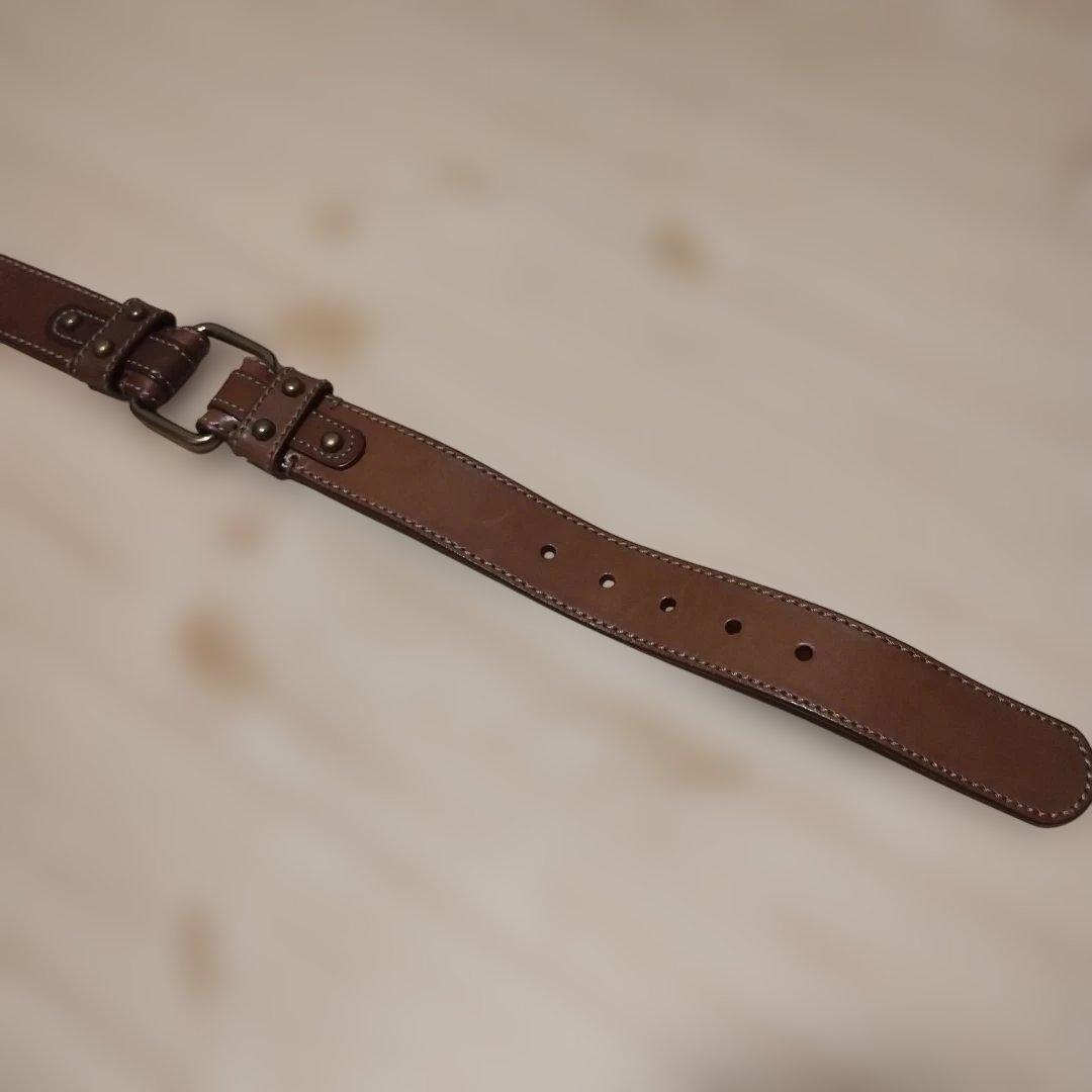 デッドストック肉厚RALPH LAURENラルフローレンレザーベルト