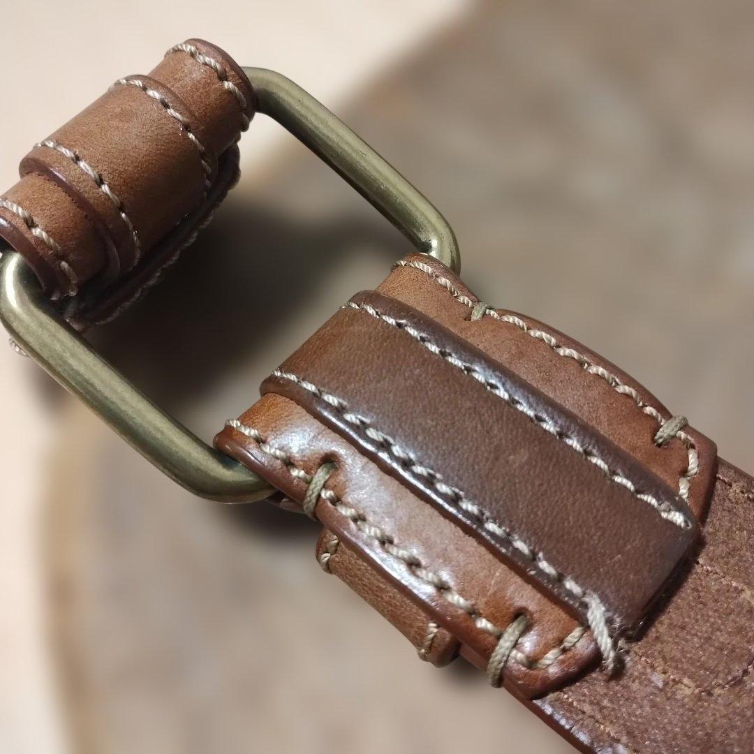 デッドストック肉厚RALPH LAURENラルフローレンレザーベルト