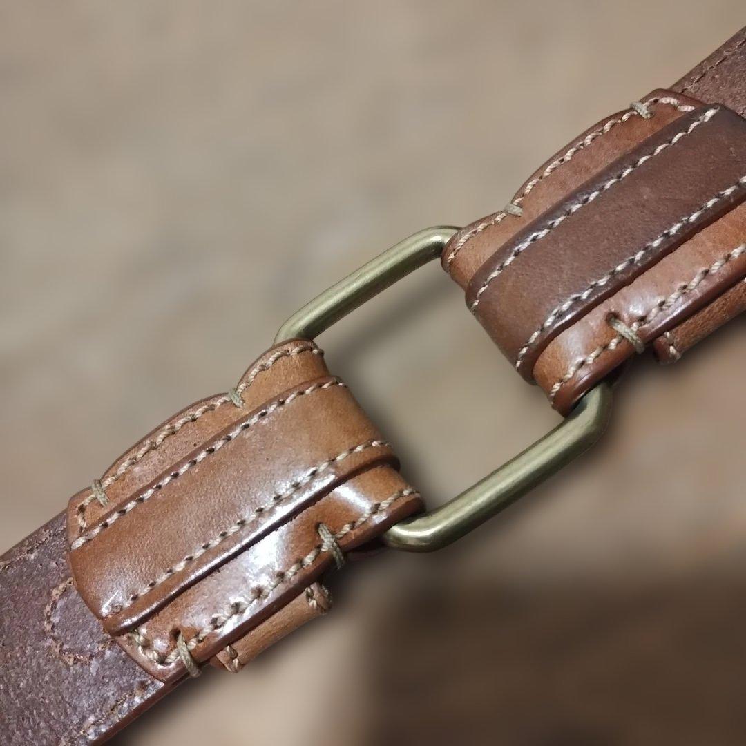 デッドストック肉厚RALPH LAURENラルフローレンレザーベルト