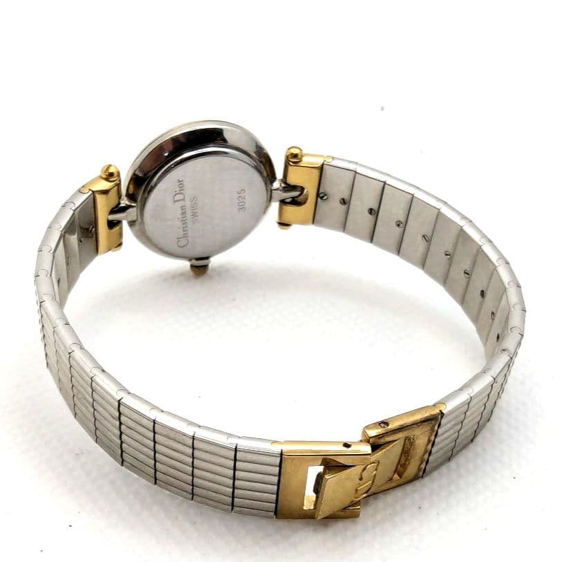 【新品電池交換済】Christian Dior ネイビー文字盤 腕時計