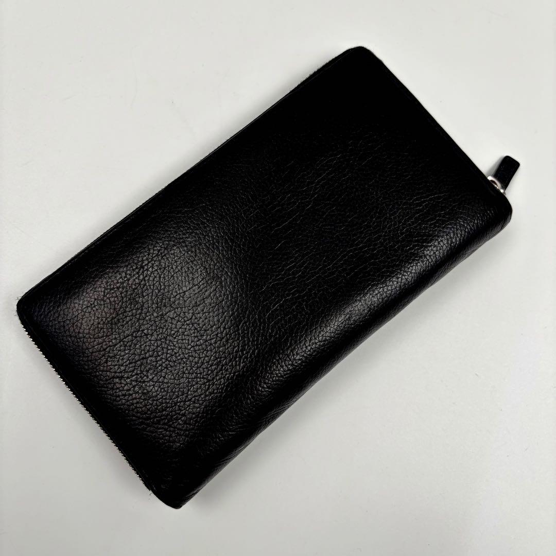 ✨美品✨　バレンシアガ 長財布 エブリデイ ロゴプリント ブラック　希少　黒