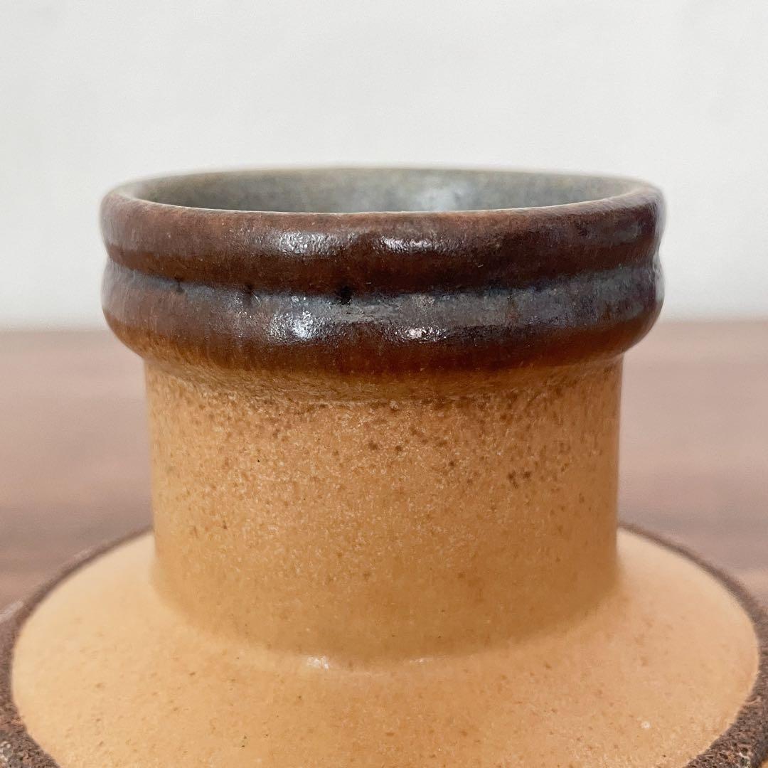 【東ドイツ Strehlaの花瓶】ミッドセンチュリー Fat lava 300