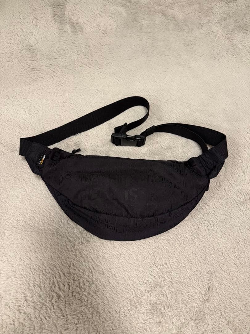 Supreme 19SS/WAIST BAG/ウエストバッグ/ナイロン/ブラック