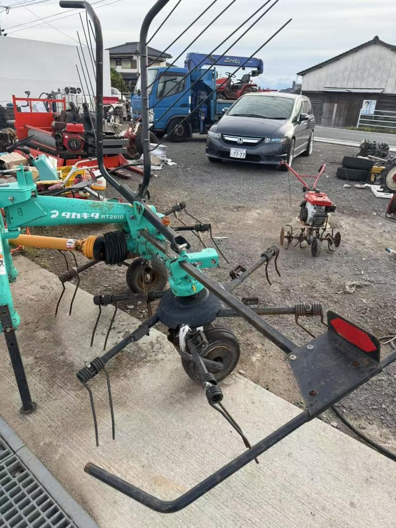【福岡県みやま市】タカキタ ロータリーテッダ RT2610 ジョイント付 集草機