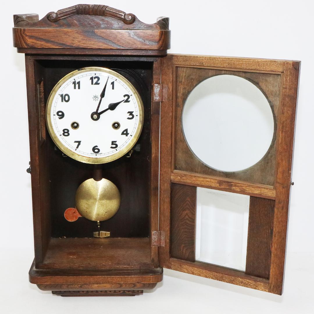 ドイツ製 JUNGHANS ユンハンス 柱時計 手巻