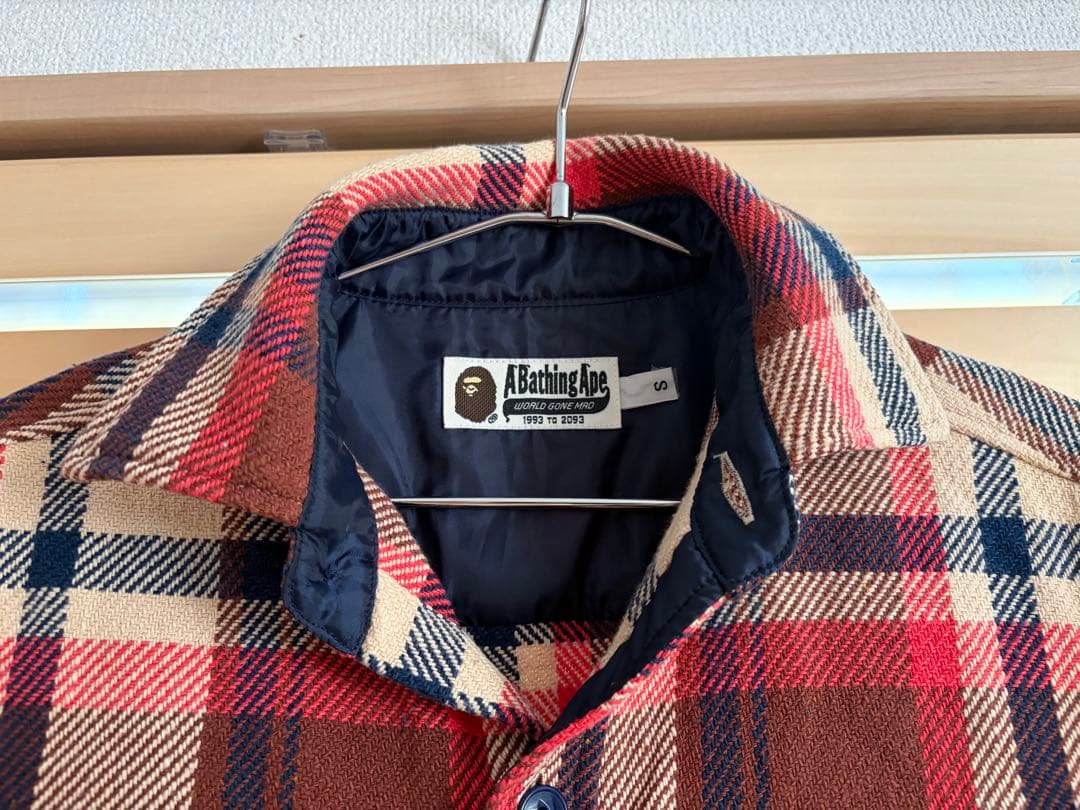 A Bathing Ape チェック柄ネルシャツ S