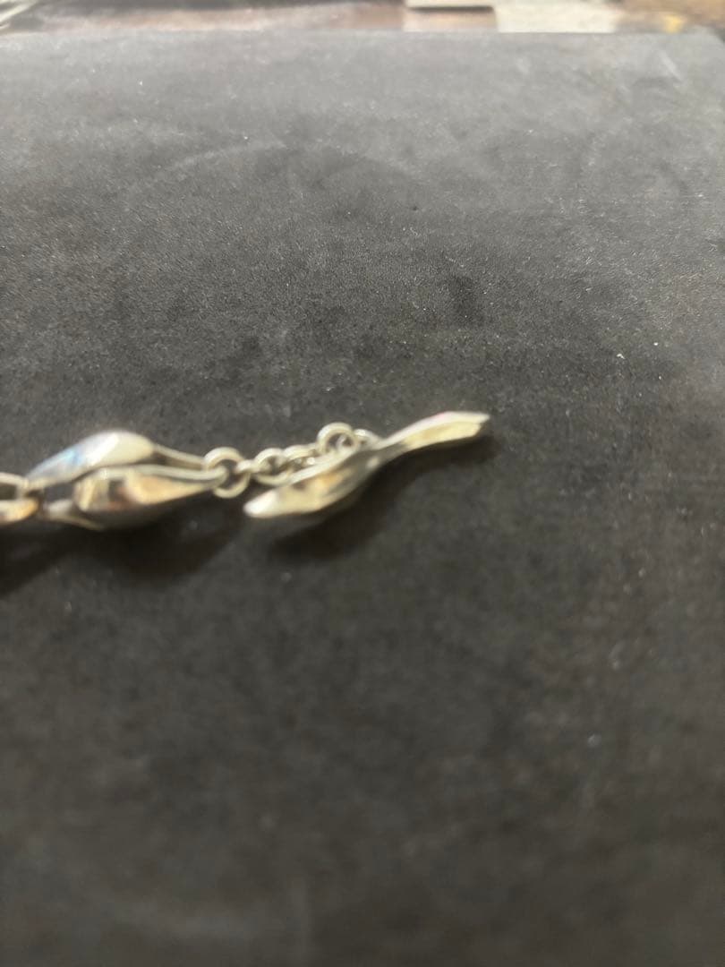 silverリンクブレスレット