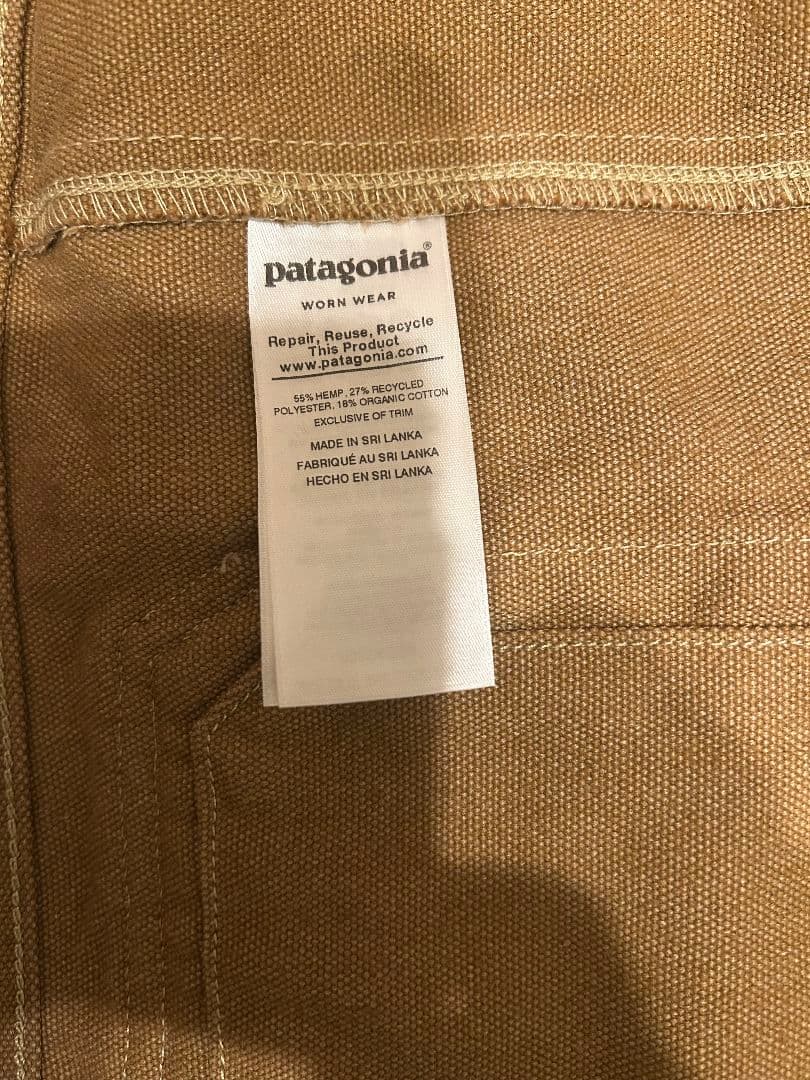 のんた　パタゴニア　アイアンフォージチョアコート　ダック生地　Lサイズ