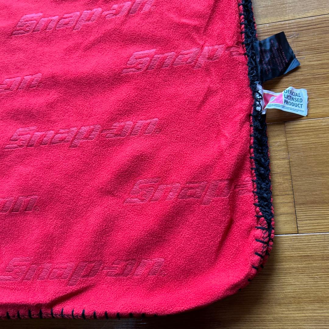 snap-on 赤黒ハーフケット　ブランケット