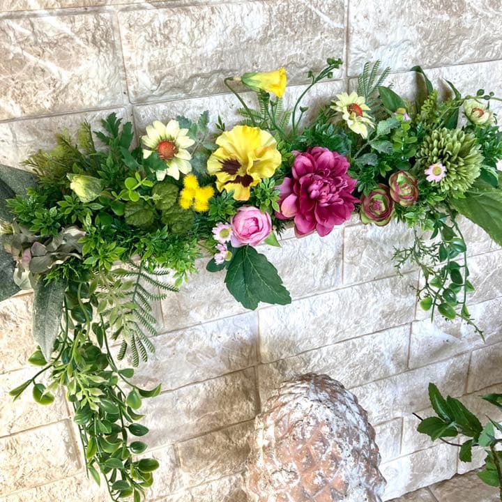 光触媒　人工観葉植物　ウォールグリーン  造花　インテリア4028