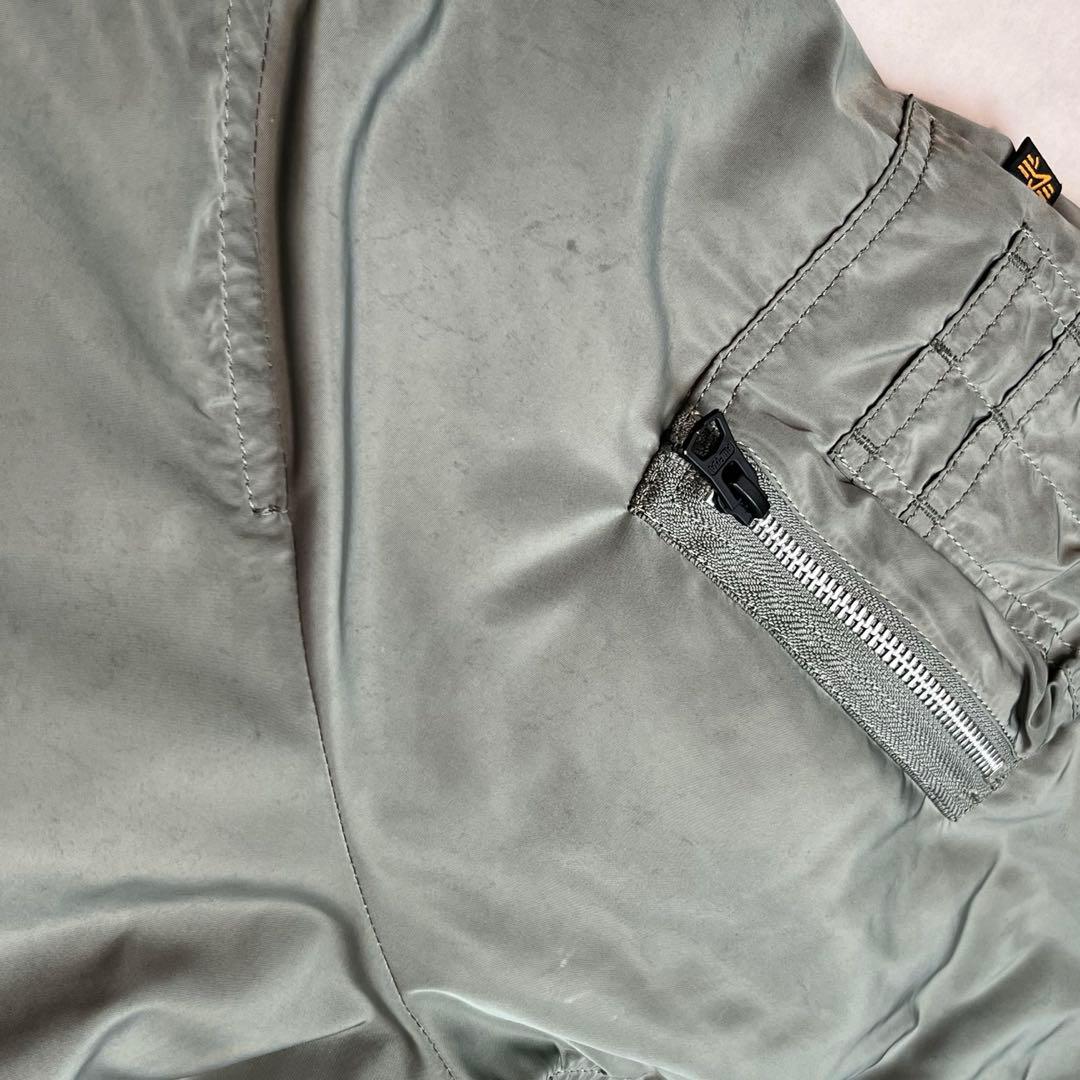ALPHA INDUSTRIES MA-1 フライトジャケット カーキ XL
