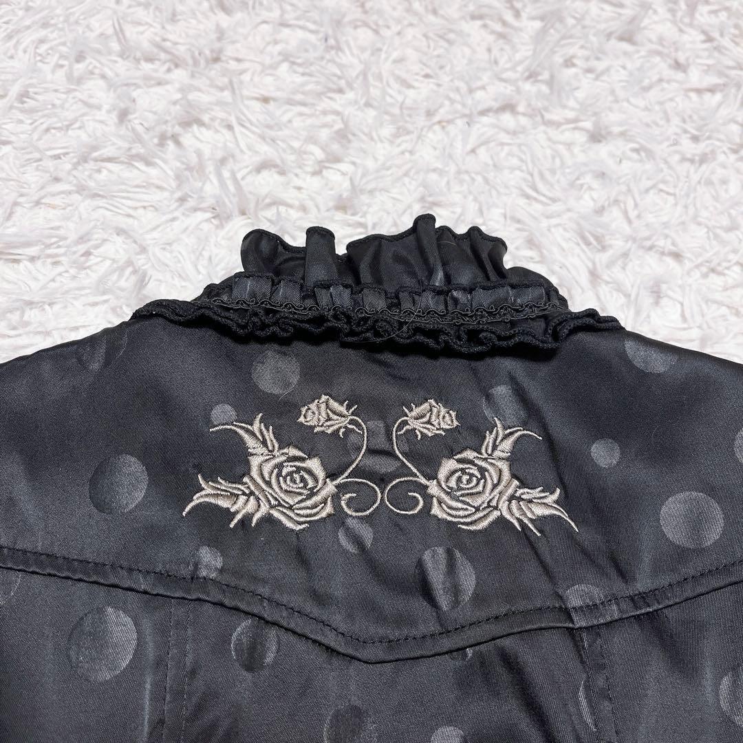 OZZ ONESTE ドット レース トレンチ コート ワンピース ハイネック