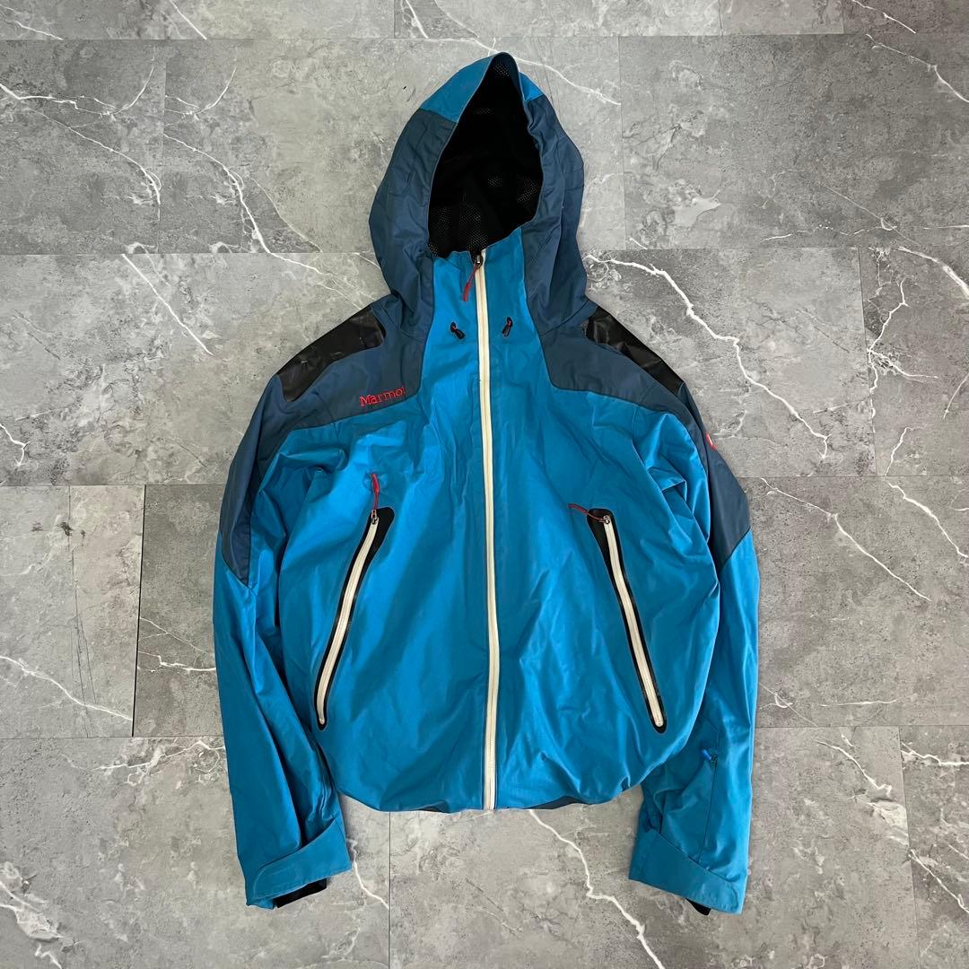 00s Marmot Tech Shell Jacket 青 y2k 撥水