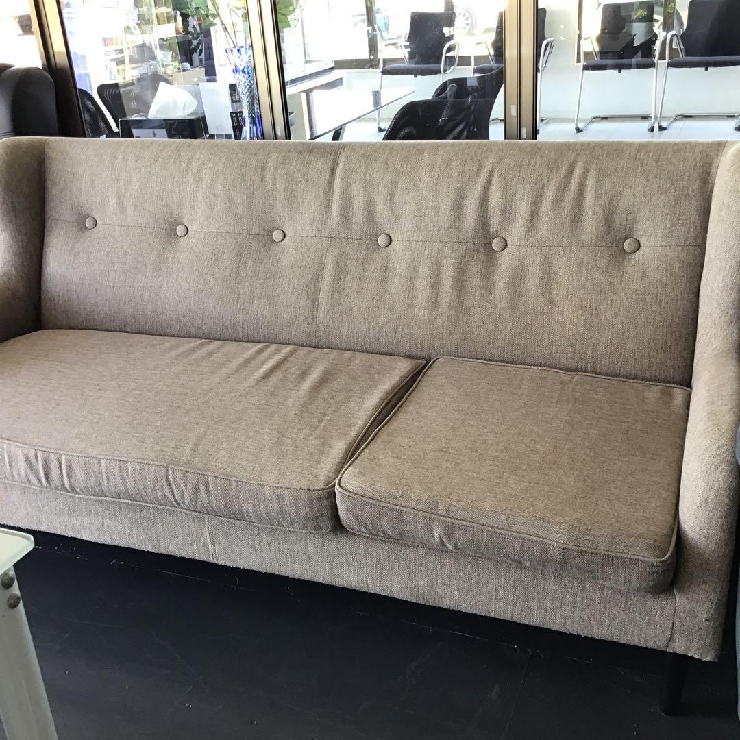 ベージュファブリック4 人掛けソファ franc franc