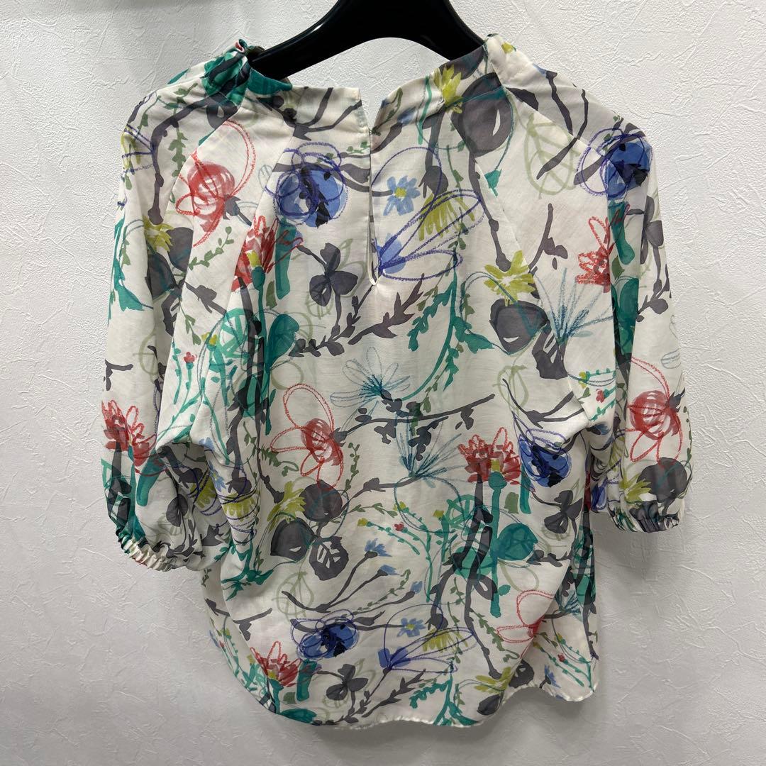 Tomorrowland collection 花柄 半袖ブラウス
