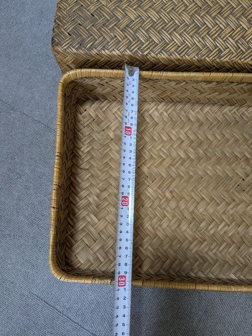 【昭和レトロ】 行李 2個セット 籠 古道具 アンティーク ヴィンテージ